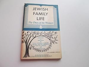 Bild des Verkufers fr Jewish Family Life, The Duty Of The Woman zum Verkauf von Goldstone Rare Books