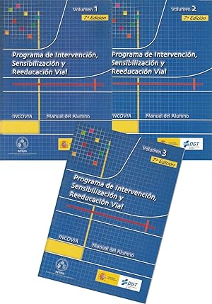 PROGRAMA DE INTERVENCION SENSIBILIZACION Y REEDUCACION VIAL -Manual del Alumno - Vol. 1-2 y 3 (OB...