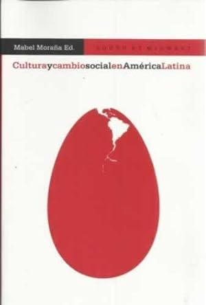Imagen del vendedor de Cultura y cambio social en América Latina a la venta por Librería Cajón Desastre