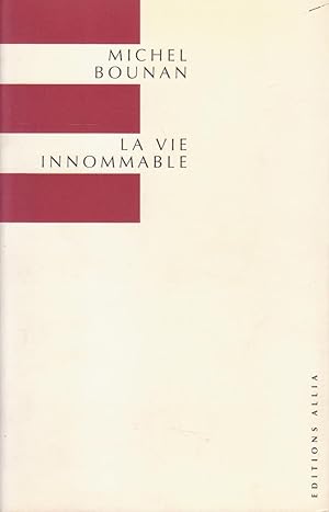 Seller image for Vie innommable (La) for sale by Bouquinerie "Rue du Bac"