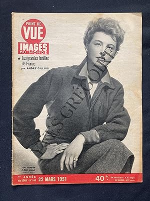 POINT DE VUE IMAGES DU MONDE-N°146-22 MARS 1951