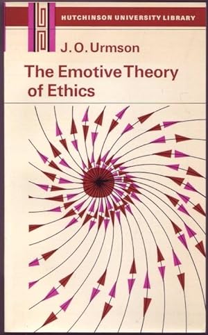 Bild des Verkufers fr The emotive theory of ethics (= Hutchinson University Library, Philosophy) zum Verkauf von Graphem. Kunst- und Buchantiquariat