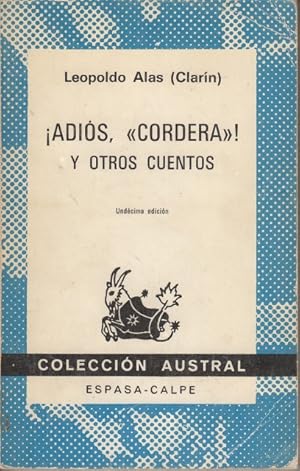 Imagen del vendedor de ADIS, CORDERA! Y OTROS CUENTOS a la venta por Librera Vobiscum