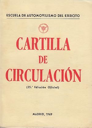 Seller image for CARTILLA DE CIRCULACIN for sale by Librera Vobiscum