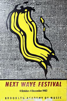 Next Wave Festival. Brooklyn Academy of Music.1983. Poster.