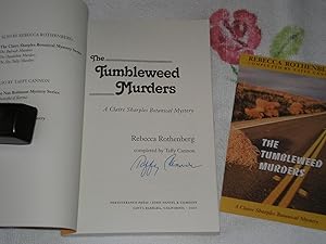 Immagine del venditore per The Tumbleweed Murders: A Claire Sharples Botanical Mystery: Signed venduto da SkylarkerBooks