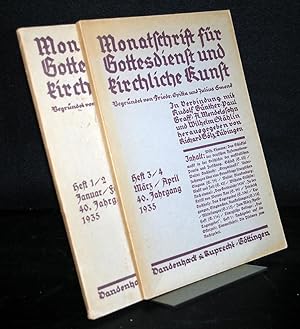 Monatschrift für Gottesdienst und kirchliche Kunst. 2 Hefte. In Verbindung mit Rudolf Günther, Pa...