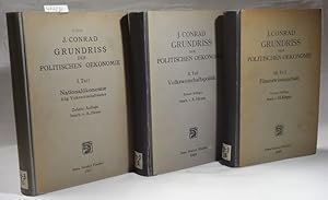 Grundriß zum Studium der politischen Ökonomie. Drei Bände. Erster Teil: Nationalökonomie. Zehnte,...