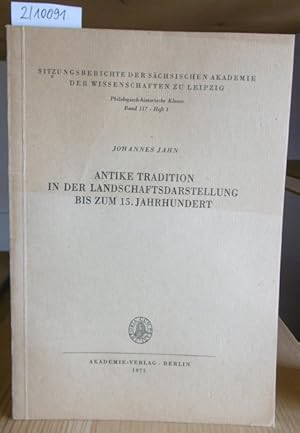 Seller image for Antike Tradition in der Landschaftsdarstellung bis zum 15. Jahrhundert. for sale by Versandantiquariat Trffelschwein