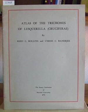 Bild des Verkufers fr Atlas of the Trichomes of Lesquerella (Cruciferae). zum Verkauf von Versandantiquariat Trffelschwein