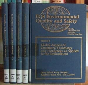 Image du vendeur pour Environmental Quality and Safety (EQS). Global Aspects of Chemistry, Toxicology and Technology as Applied to the Environment. Volumes 1-5. mis en vente par Versandantiquariat Trffelschwein