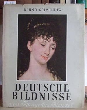 Bild des Verkufers fr Deutsche Bildnisse von Runge bis Menzel. zum Verkauf von Versandantiquariat Trffelschwein