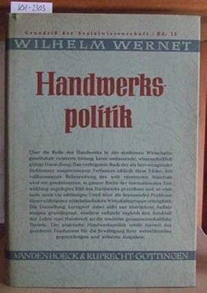 Seller image for Handwerkspolitik. for sale by Versandantiquariat Trffelschwein