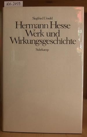 Bild des Verkufers fr Hermann Hesse: Werk und Wirkungsgeschichte. Rev. u. erw. Fassung der Ausgabe von 1973. zum Verkauf von Versandantiquariat Trffelschwein