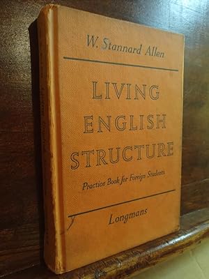 Bild des Verkufers fr Living English Structure. Practice Book for Foreign Students zum Verkauf von Libros Antuano