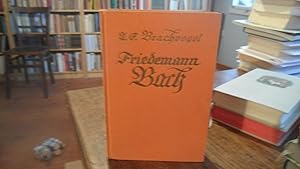 Bild des Verkufers fr Friedemann Bach. Roman. zum Verkauf von Antiquariat Floeder