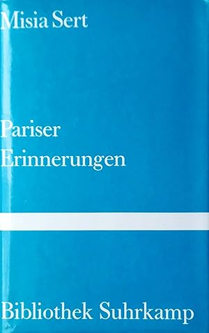 Seller image for Pariser Erinnerungen. Aus dem Franzsischen von Hedwig Andertann. for sale by Versandantiquariat Ruland & Raetzer