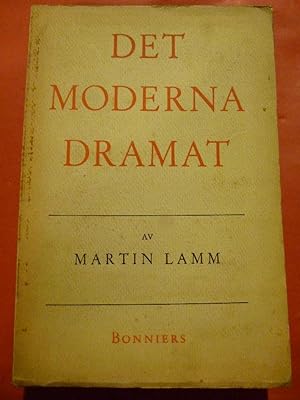 Seller image for Det Moderna Dramat. for sale by Carmichael Alonso Libros