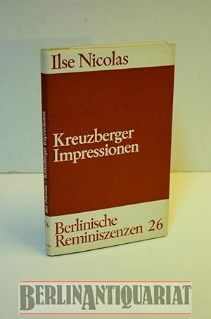 Bild des Verkufers fr Kreuzberger Impressionen. zum Verkauf von BerlinAntiquariat, Karl-Heinz Than