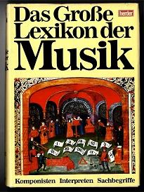 Seller image for Das Groe Lexikon der Musik in 8 Bnden. for sale by Antiquariat  Jrgen Fetzer