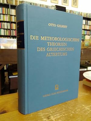 Die Meteorologischen Theorien des Griechischen Altertums.