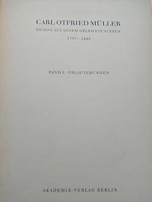 Imagen del vendedor de Briefe aus einem Gelehrtenleben. Hier nur Band 2 ! Band II: Briefe aus einem Gelehrtenleben 1797-1840. a la venta por Antiquariat Thomas Nonnenmacher