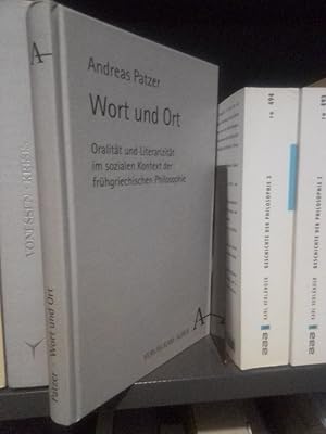 Immagine del venditore per Wort und Ort. Oralitt und Literarizitt im sozialen Kontext der frhgriechischen Philosophie. venduto da Antiquariat Thomas Nonnenmacher