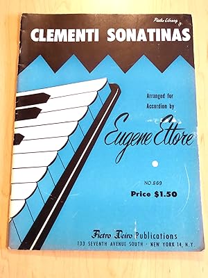 Clementi Sonatinas, Arranged For Accordion By Eugene Ettore