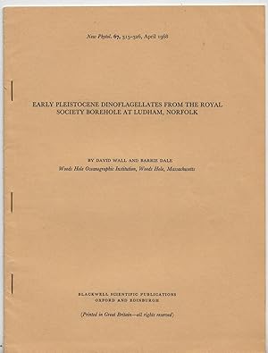 Imagen del vendedor de Early Pleistocene Dinoflagellates from the Royal Society Borehole at Ludham, Norfolk a la venta por *bibliosophy*