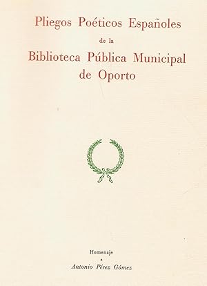 Imagen del vendedor de 20 PLIEGOS POTICOS ESPAOLES DE LA BIBLIOTECA PBLICA MUNICIPAL DE OPORTO. Siglo XVI. 2 Vols. a la venta por Librera Torren de Rueda