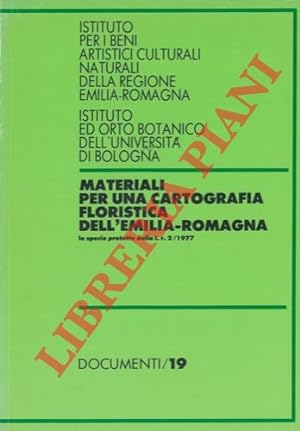 Bild des Verkufers fr Materiali per una cartografia floristica dell'Emilia Romagna. zum Verkauf von Libreria Piani