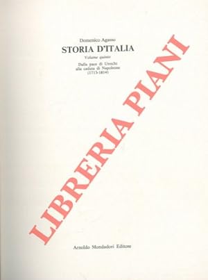 Bild des Verkufers fr Storia d'Italia. Volume II : 900 - 1268. Vol. IV : 1494 - 1713. Vol. V : 1713 - 1814. zum Verkauf von Libreria Piani