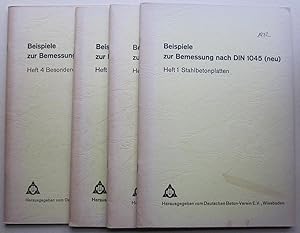 Beispiele zur bemessung nach DIN 1045 (neu). Heft 1: Stahlbetonplatten. Heft 2: Stahlbetonbalken....