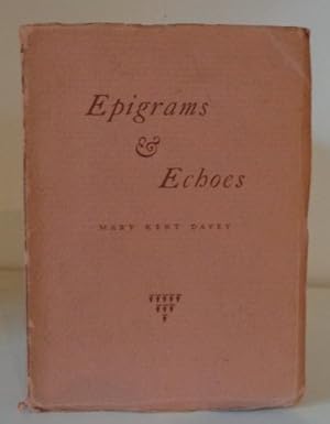 Image du vendeur pour Epigrams and Echoes mis en vente par BRIMSTONES