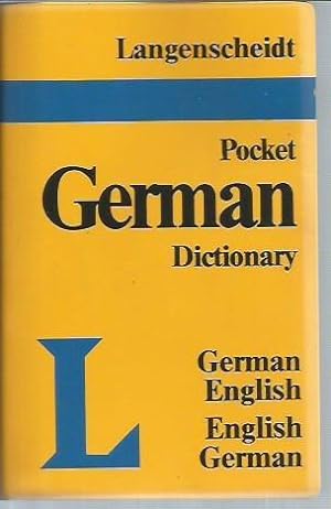 Bild des Verkufers fr Langenscheidt's Pocket German Dictionary (German and German Edition) zum Verkauf von Bookfeathers, LLC