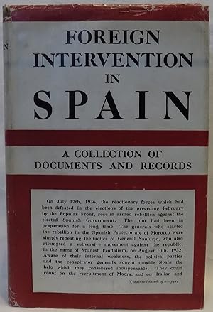 Seller image for Foreign Intervention in Spain, Volume One for sale by MLC Books