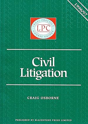 Bild des Verkufers fr Civil Litigation 1996-97 : zum Verkauf von Sapphire Books