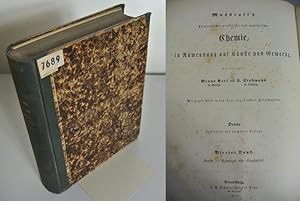 Imagen del vendedor de Muspratt's Theoretische, praktische und analytische Chemie, in Anwendung auf Knste und Gewerbe. Vierter Band. Kupfer - Nahrungs- und Genumittel. Encyklopdisches Handbuch der Technischen Chemie. a la venta por Antiquariat Bookfarm