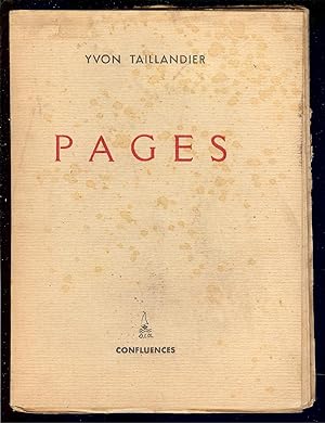 Seller image for PAGES for sale by LA FRANCE GALANTE