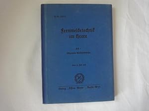 Imagen del vendedor de Fernmeldetechnik Im Heere. Heft 1. Allgemeine Elektrizittslehre. a la venta por Malota