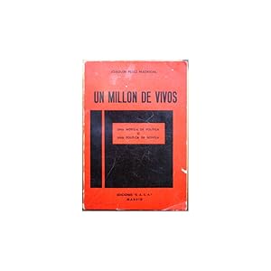 Seller image for Un milln de vivos for sale by Librera Salamb