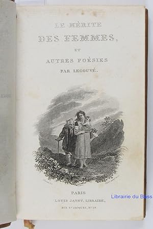 Image du vendeur pour Le mrite des femmes et autres posies mis en vente par Librairie du Bassin
