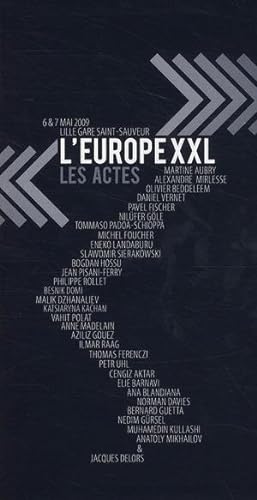 l'Europe XXL ; les actes