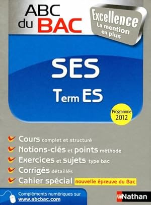 ABC DU BAC EXCELLENCE T.21 ; ses terminale ES