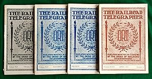 The Railroad Telegrapher - 4 issues February 1925, November 1928, June 1929 & April 1930