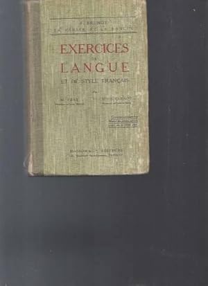 Exercices de langue et de style français