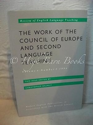 The Work of the Council of Europe and Second Language Teaching (Review of English Language Teachi...