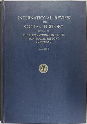 Bild des Verkufers fr International Review for Social History. 1936-1939 (Jahrgang I bis IV, einschl. Supplementband 1937); 1956-1986 (Neue Folge, Jahrgang I bis XXI). zum Verkauf von Rotes Antiquariat