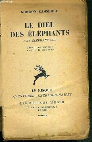 Bild des Verkufers fr LE DIEU DES ELEPHANTS - THE ELEPHANT GOT / LE RISQUE - AVENTURES EXTRAORDINAIRE zum Verkauf von Le-Livre