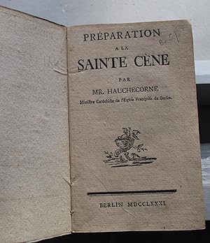 Préparation à la sainte Cène